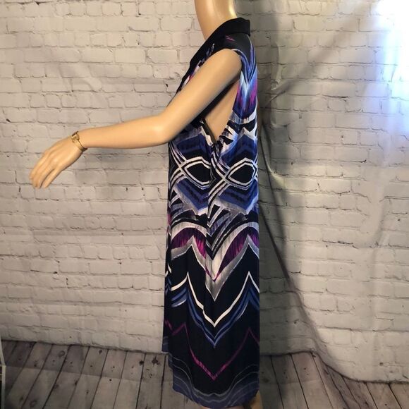 Saint Tropez West Wavy Striped Pattern Dre… - Picture 4 of 10